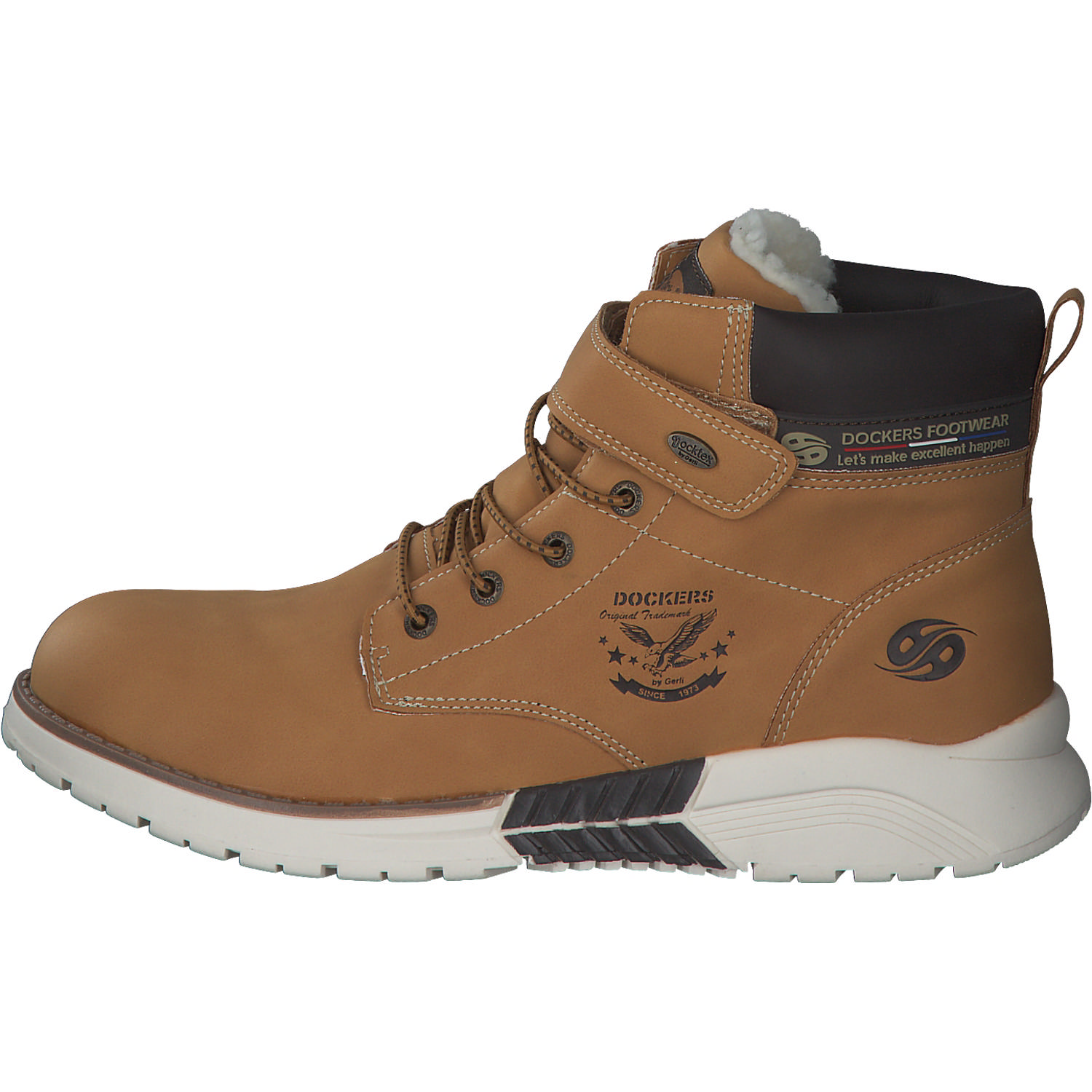 Dockers 47EE702, Sneakers High, Kinder, Braun (Golden Tan)