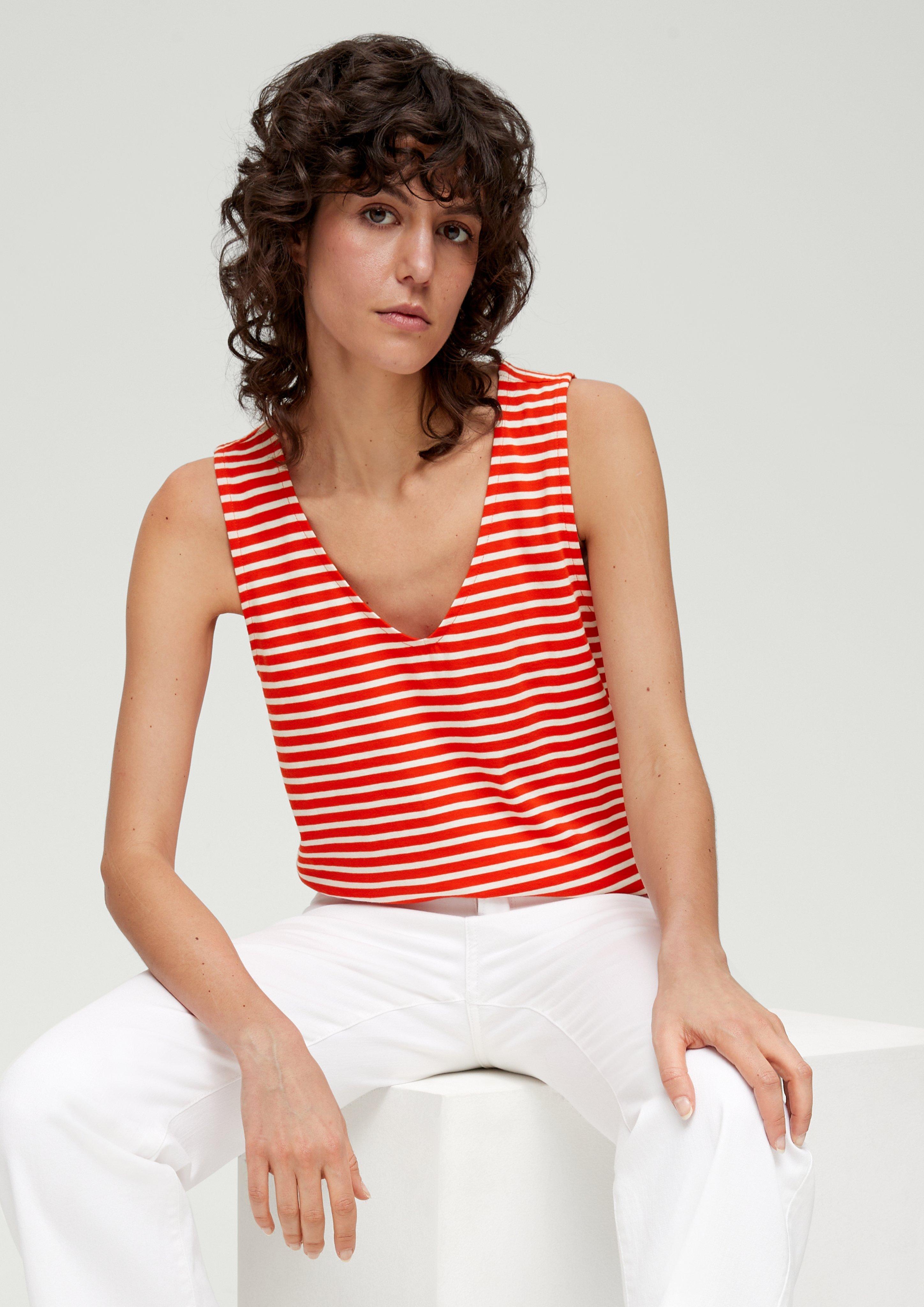 Ärmelloses Shirt aus Baumwolle  2133219-25G4