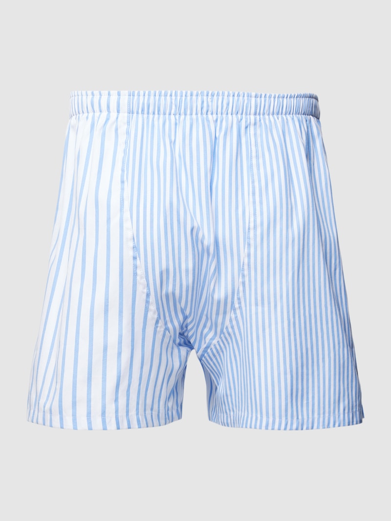 Boxershorts mit Streifenmuster in blau