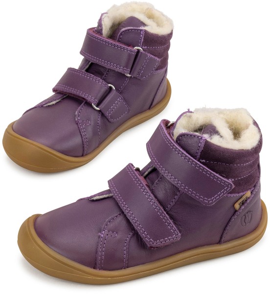Telyoh bare ~ HighCut Leder Klett Winter + Tex ~ Dark Purple