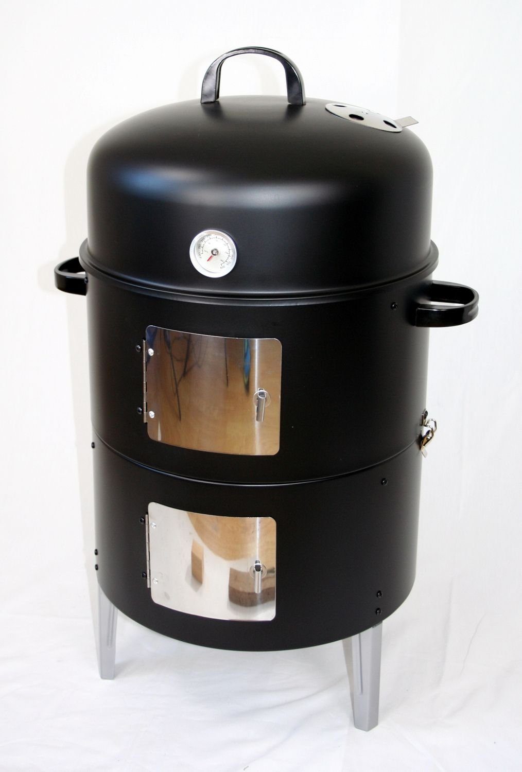 WAGNER Holzkohlegrill RS 400, Räucherofen, Smoker & Holzkohlegrill