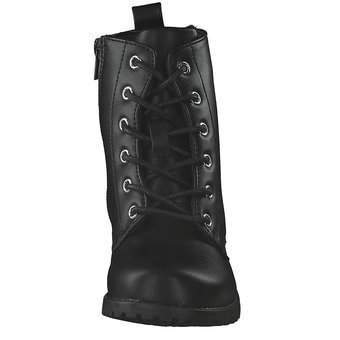 Barbarella Schnür Boots in schwarz