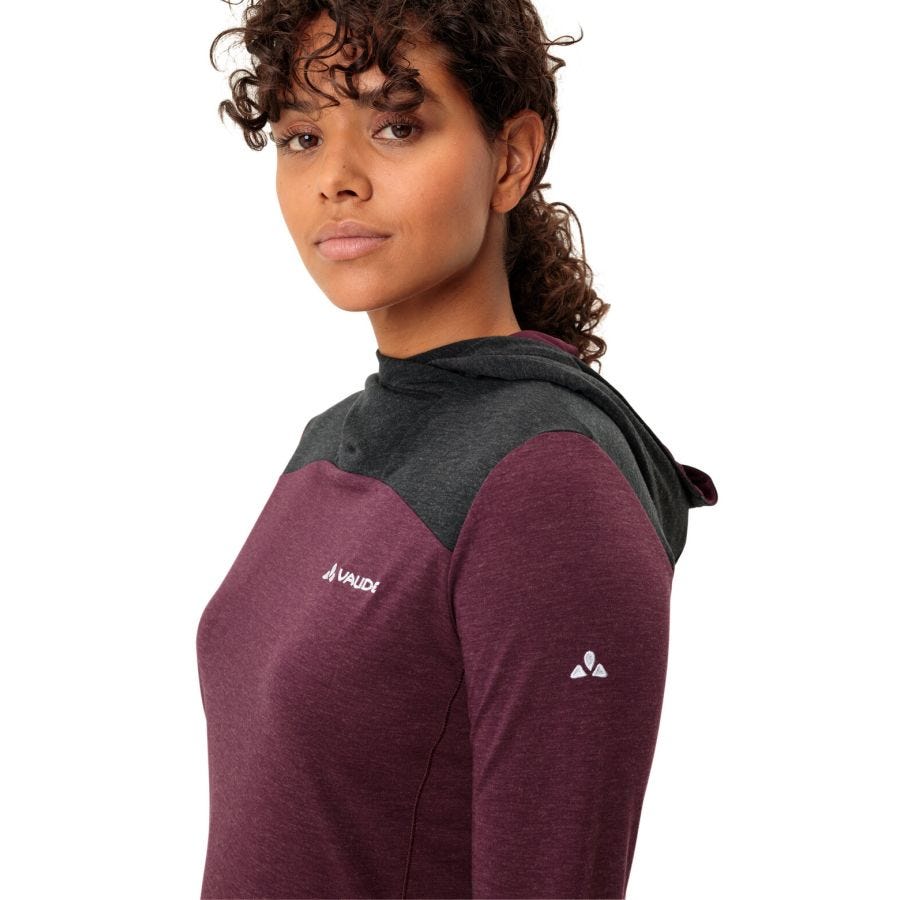 Tremalzo Langarm Hoodie T-Shirt Damen