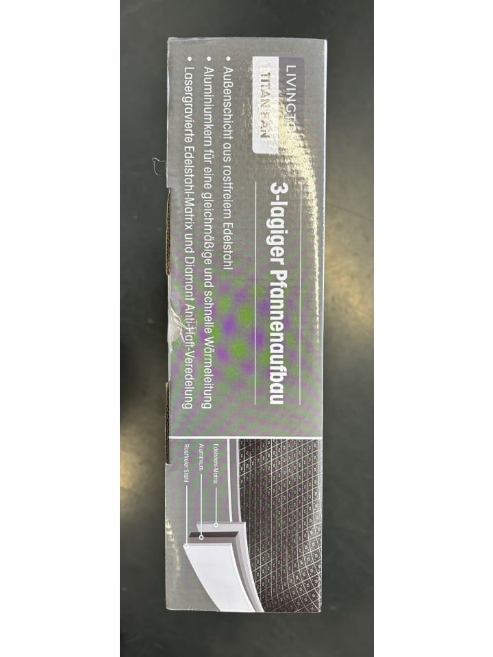 Livington Pfanne Titan Pan 24 in Silber günstig kaufen onesize