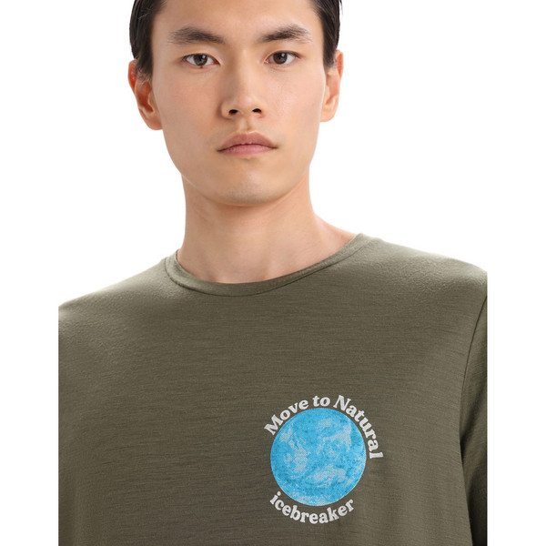 MEN TECH LITE II SS TEE ICEBREAKER EARTH Herren - Funktionsshirt