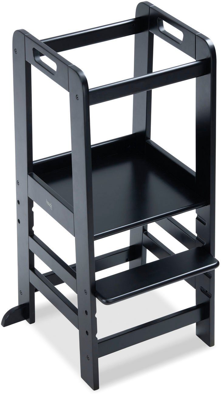 Hauck Stehhilfe Lernturm Learn N Explore, Black, FSC® - schützt Wald - weltweit