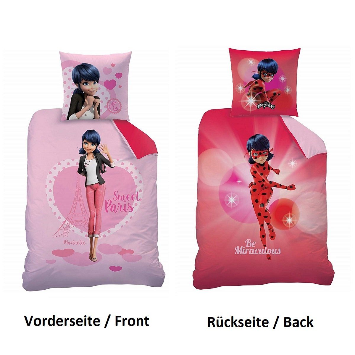 Kinderbettwäsche Miraculous Ladybug 