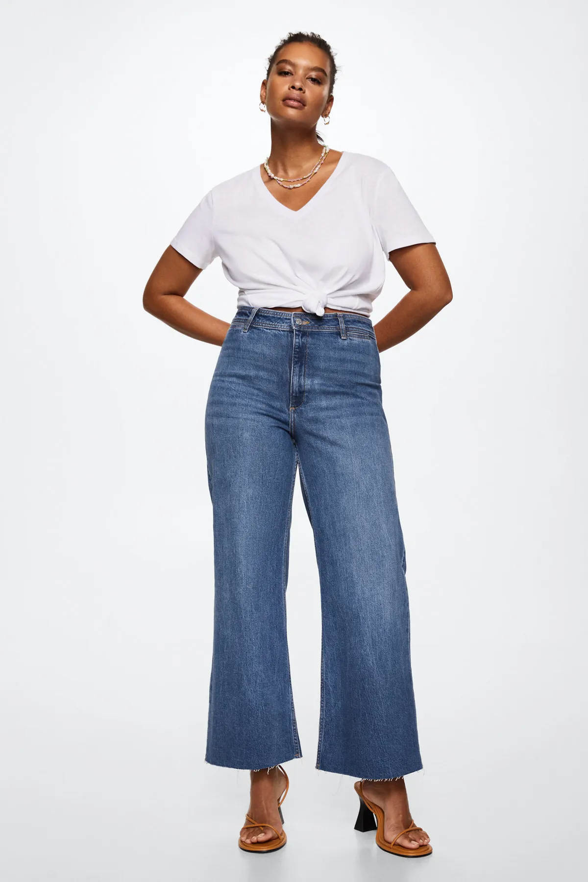 MANGO  37000097 Jeans Mittelblau