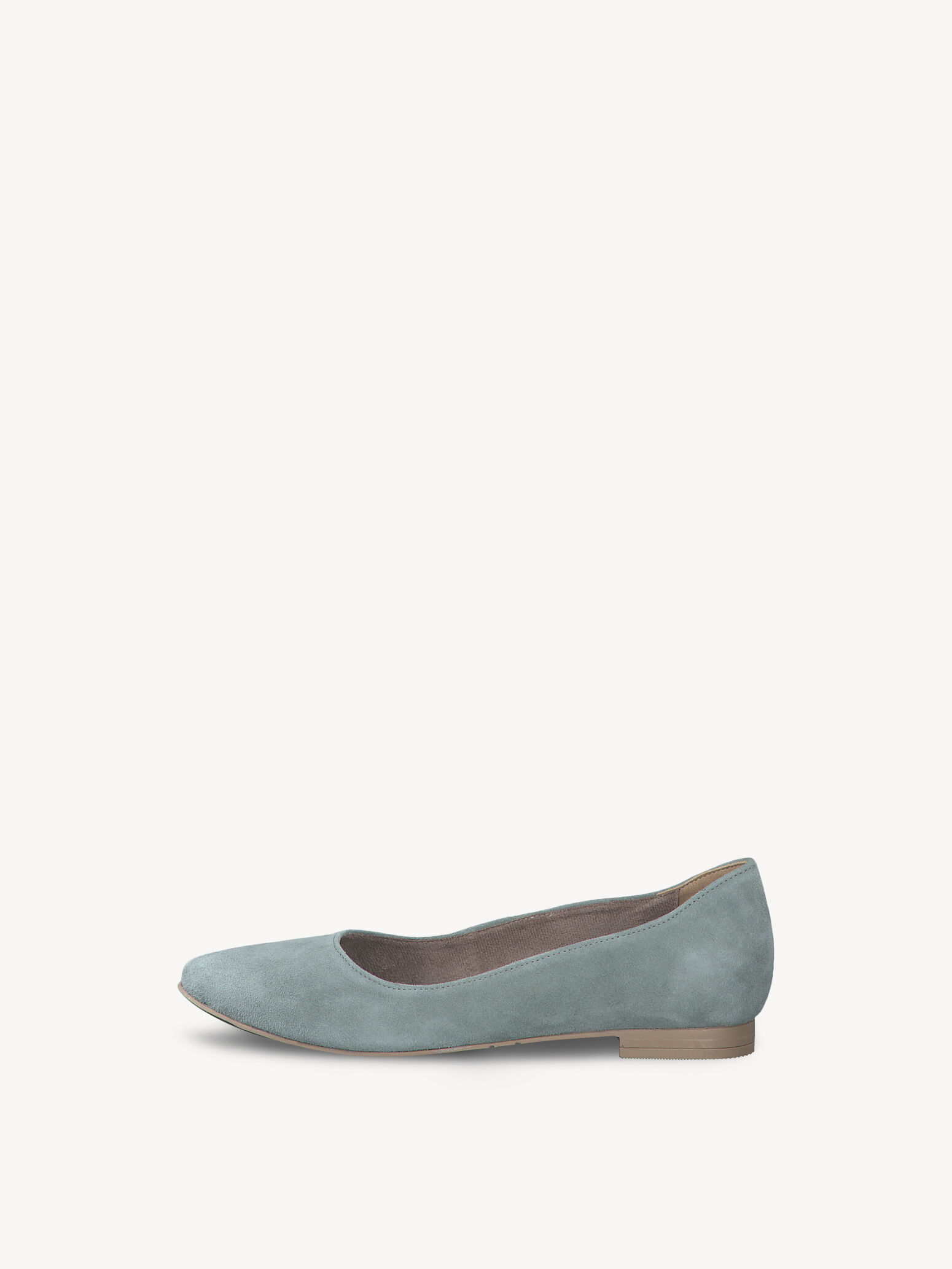 Ballerine en cuir - vert