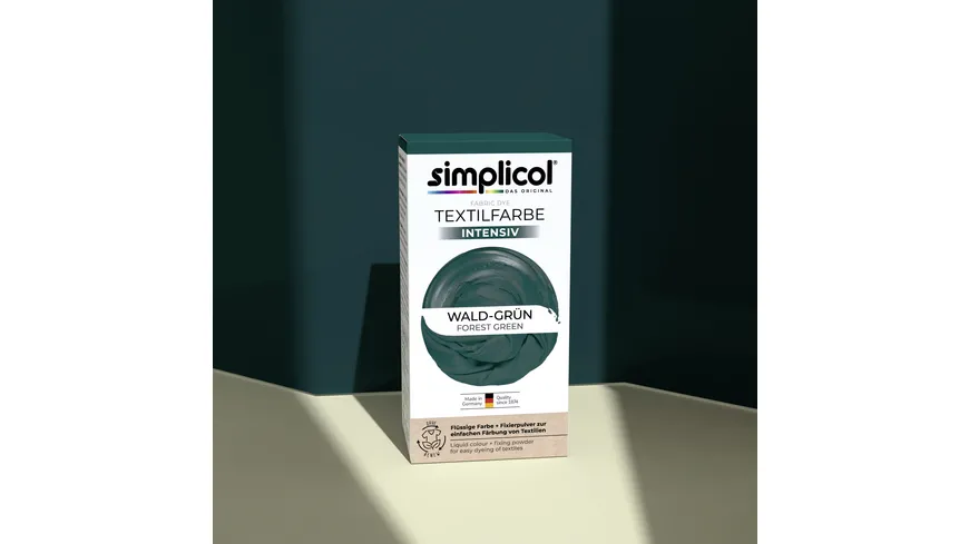 Simplicol Textilfarbe Intensiv Wald-Grün 150 ml