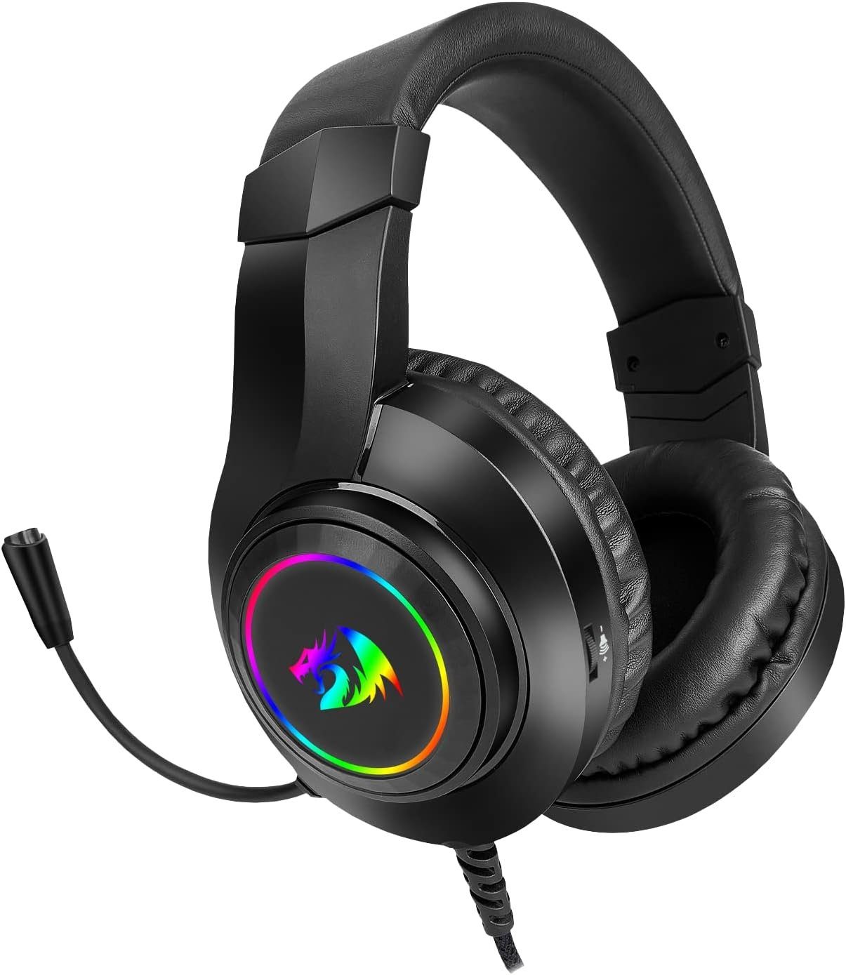 Redragon REDRAGON H260 RGB Gaming-Kopfhörer Gaming-Headset