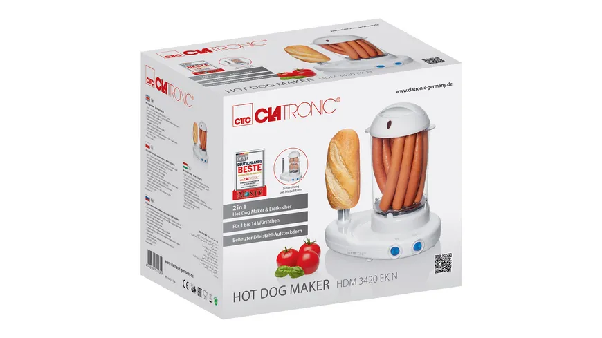 CLATRONIC Hot-Dog-Maker HDM3420