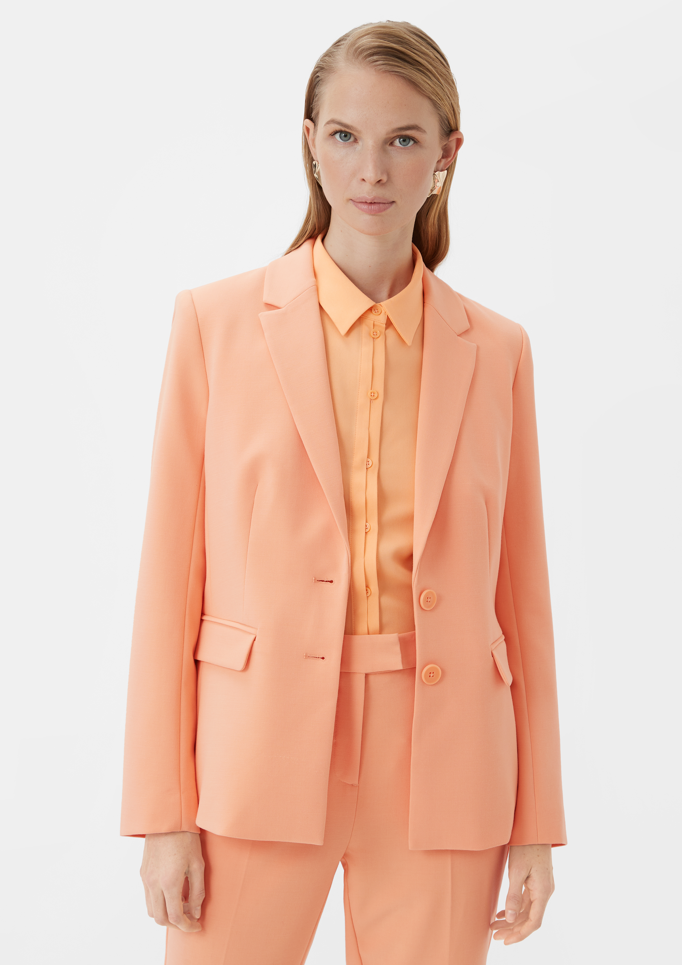 Blazer aus Viskosemix - mango