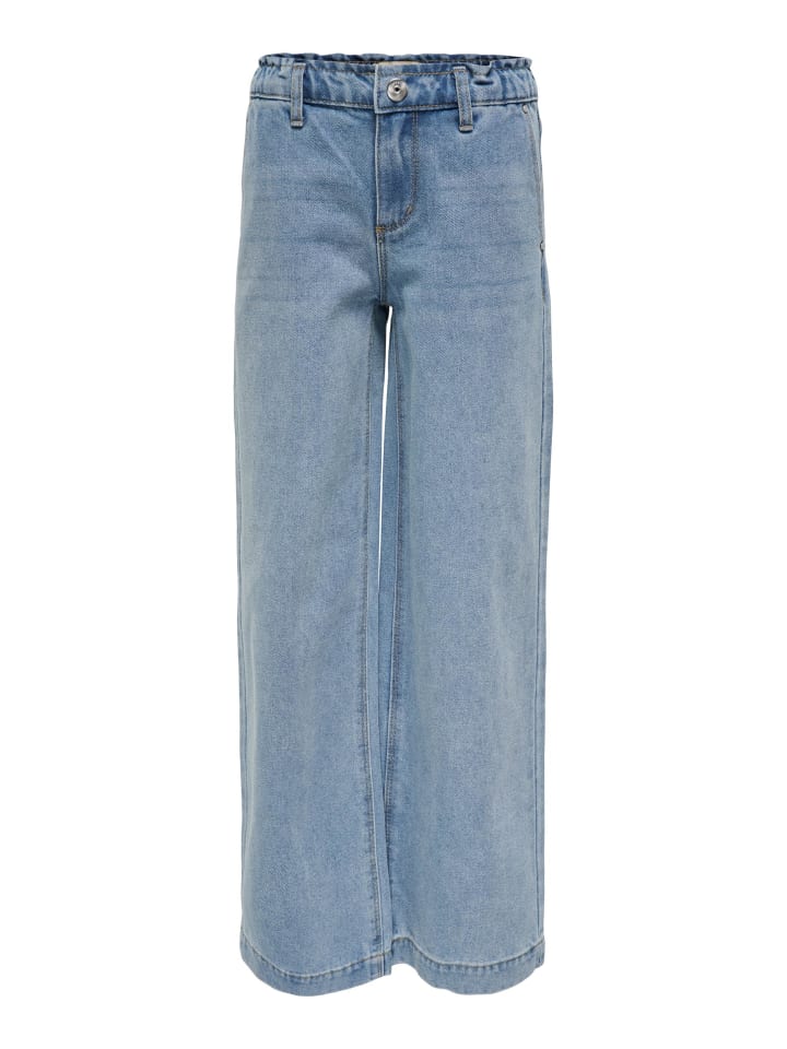 KIDS ONLY Wide Leg Jeans in light blue denim günstig kaufen