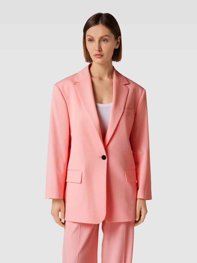 Blazer mit Pattentaschen Modell 'Asabella' in rosa