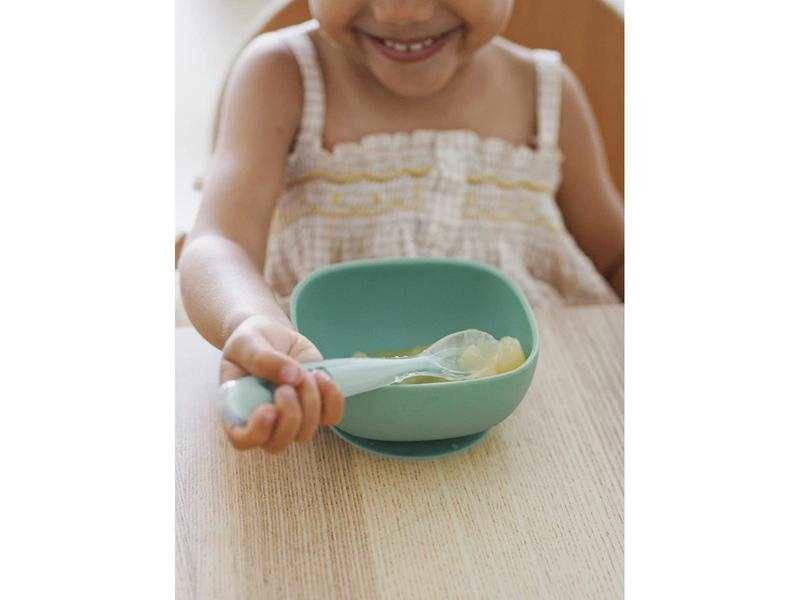 Bol silicone vert sauge