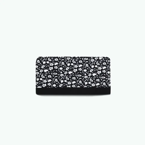 Large Catane black and white wallet