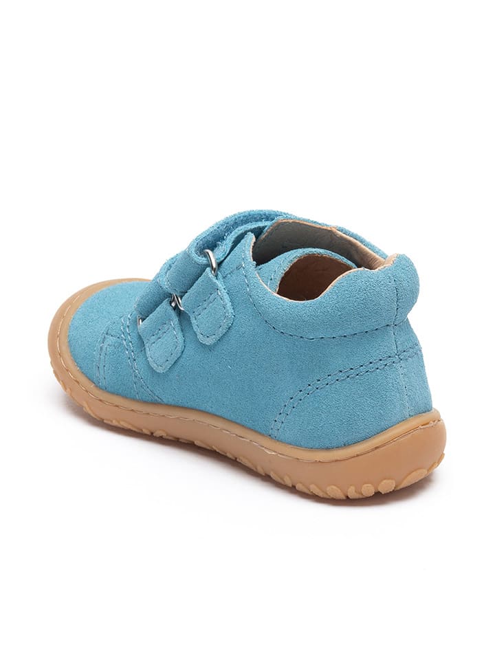 bisgaard Leder-Lauflernschuhe in Hellblau günstig kaufen