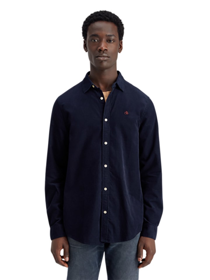 Scotch & Soda Hemd in Dunkelblau günstig kaufen