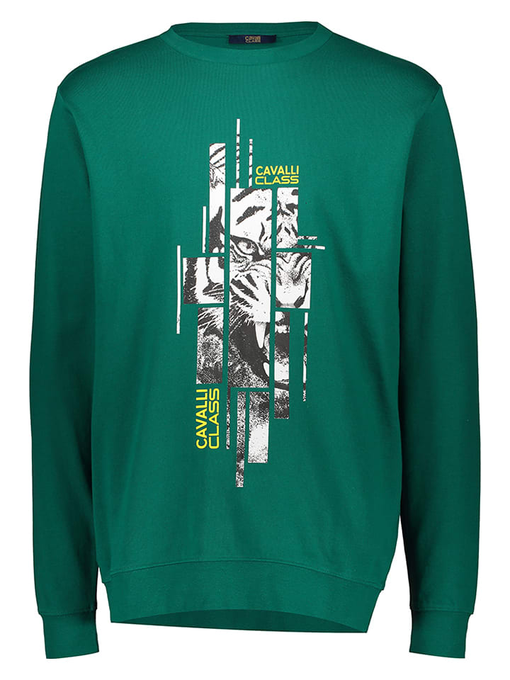 cavalli CLASS Sweatshirt in Grün günstig kaufen