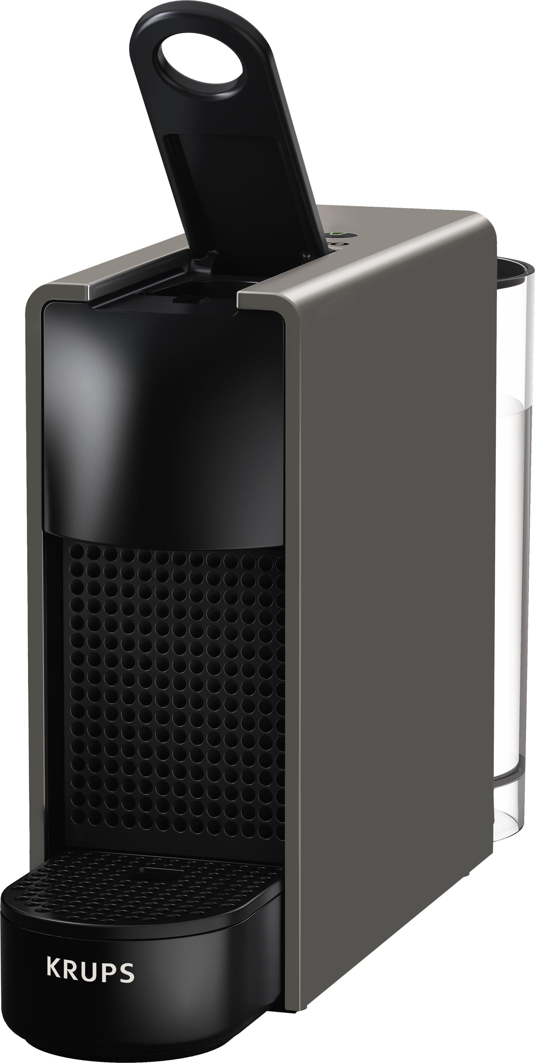 Nespresso Kapselmaschine XN110B Essenza Mini von Krups, Wassertank: 0,6 L, inkl. Willkommenspaket mit 14 Kapseln