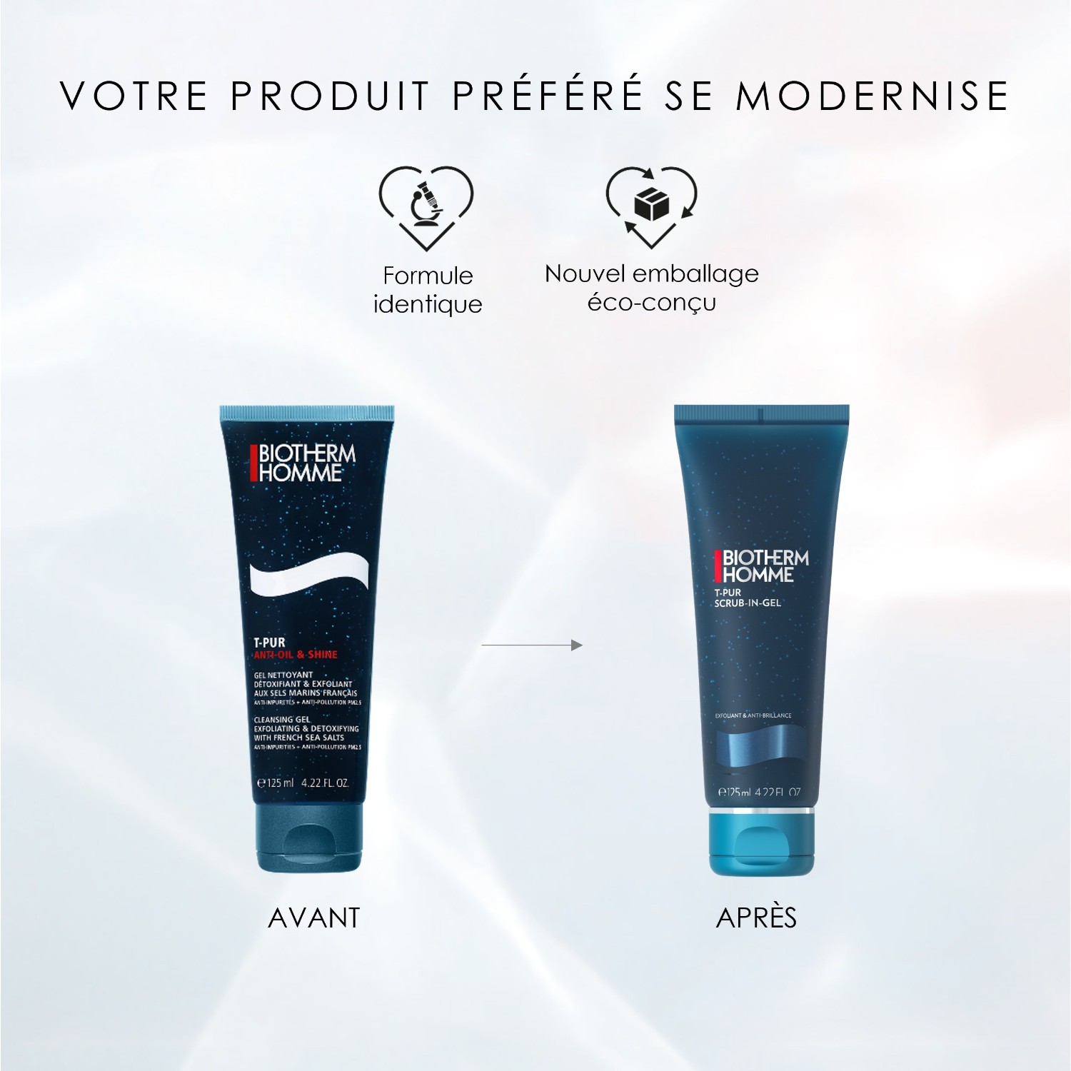 Biotherm Exfoliačný gél na tvár pre mužov s mastnou pleťou