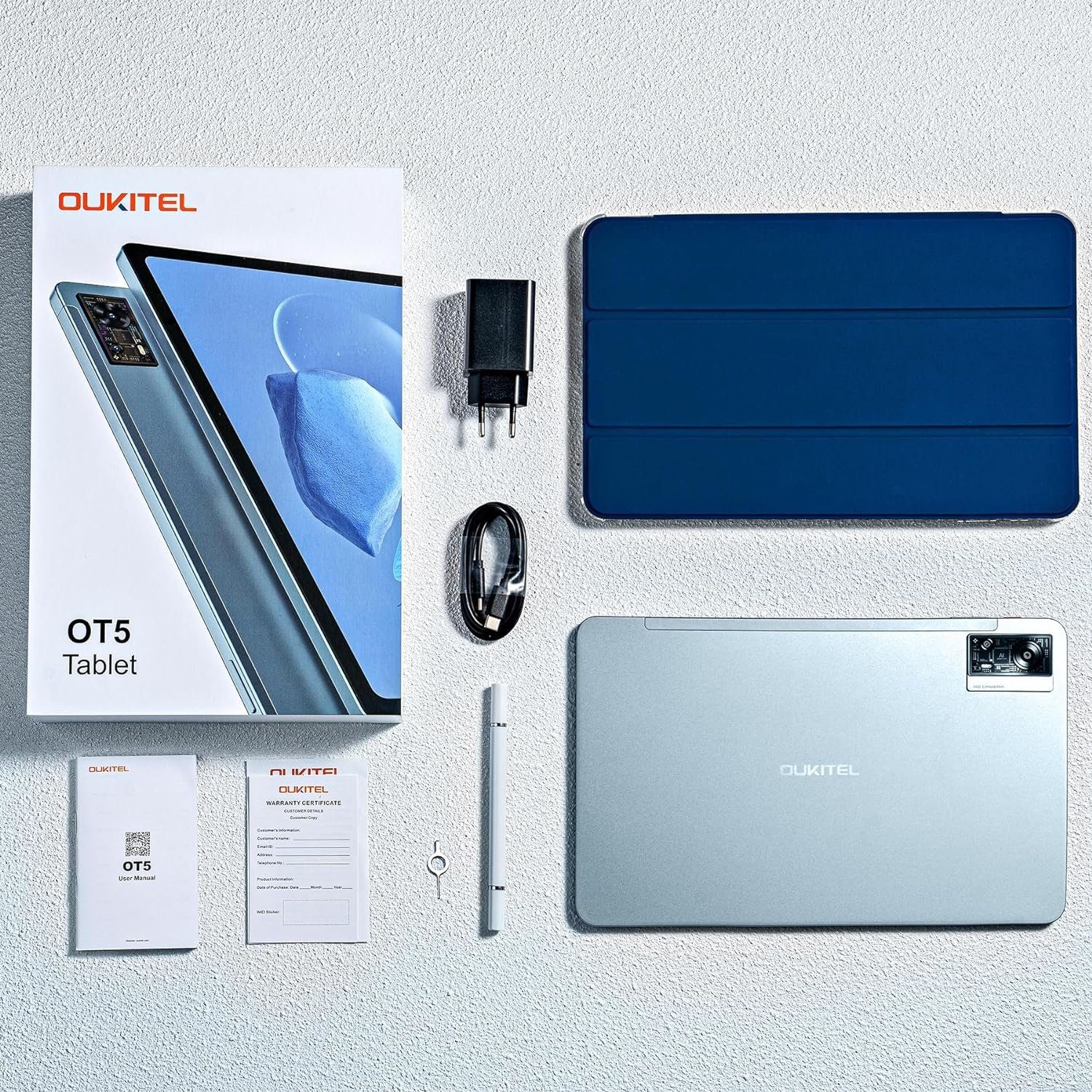 OUKITEL 32(12+20)GB RAM (2TB TF) MTK G99 Octa-Core Tablet (12