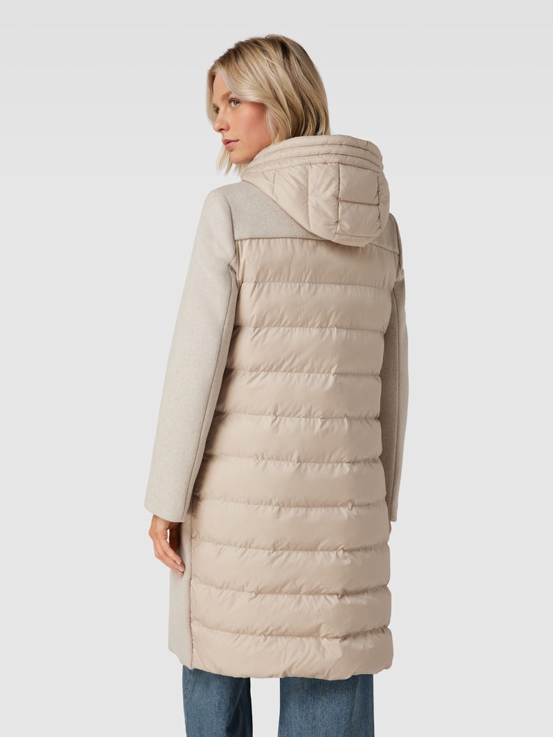 Kurzmantel im Double-Layer-Look in beige
