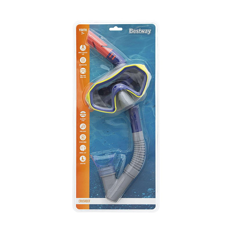 Bestway Dykkemaske 7 m/snorkel, Crusader