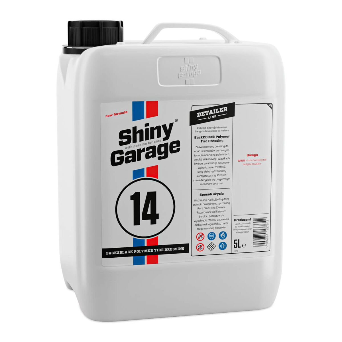 Shiny Garage Back2Black Tire Dressing Polymer-Gummipflege 5L