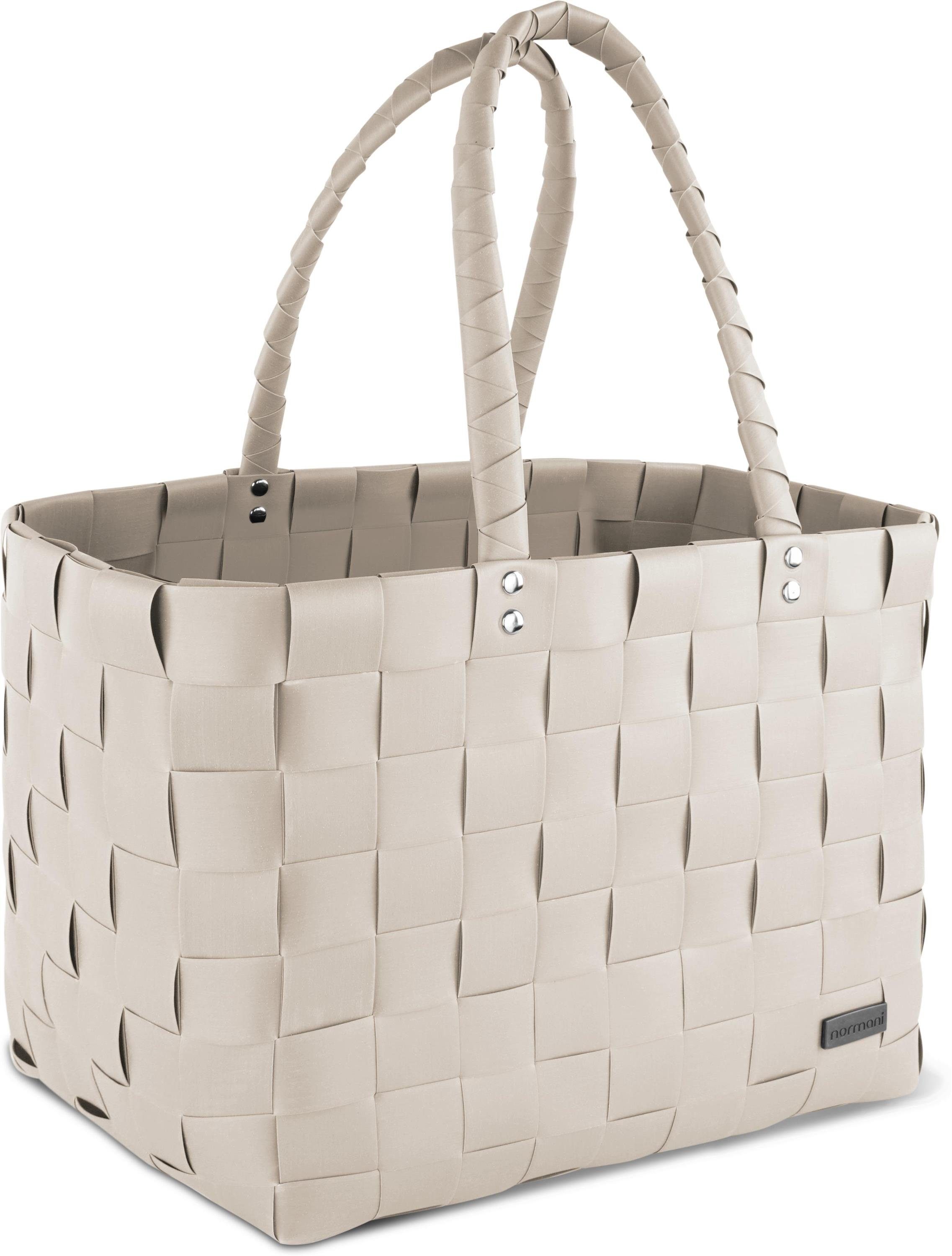 normani Einkaufskorb Flechtkorb 20 Liter, 20 l, Shopper aus pflegeleichtem Material