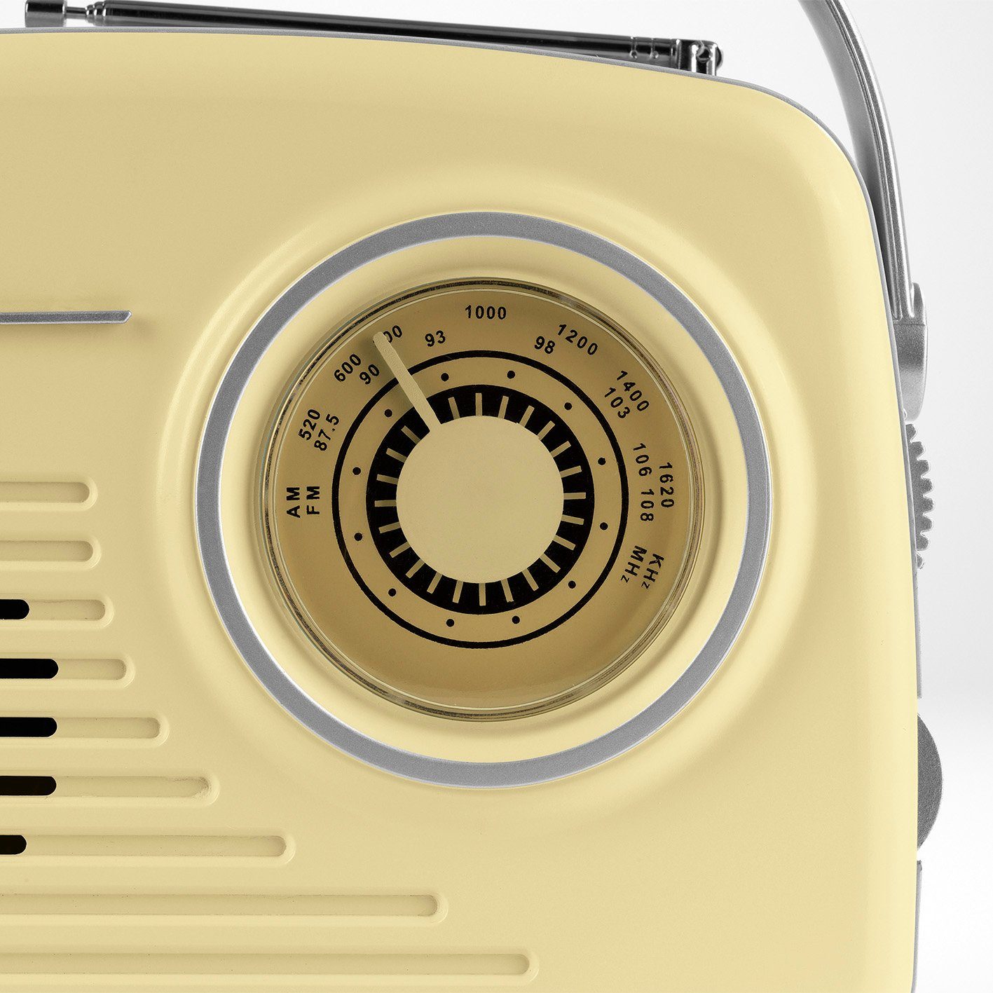 EASYmaxx 50er Jahre Retro-Radio (Retro in Vanille)