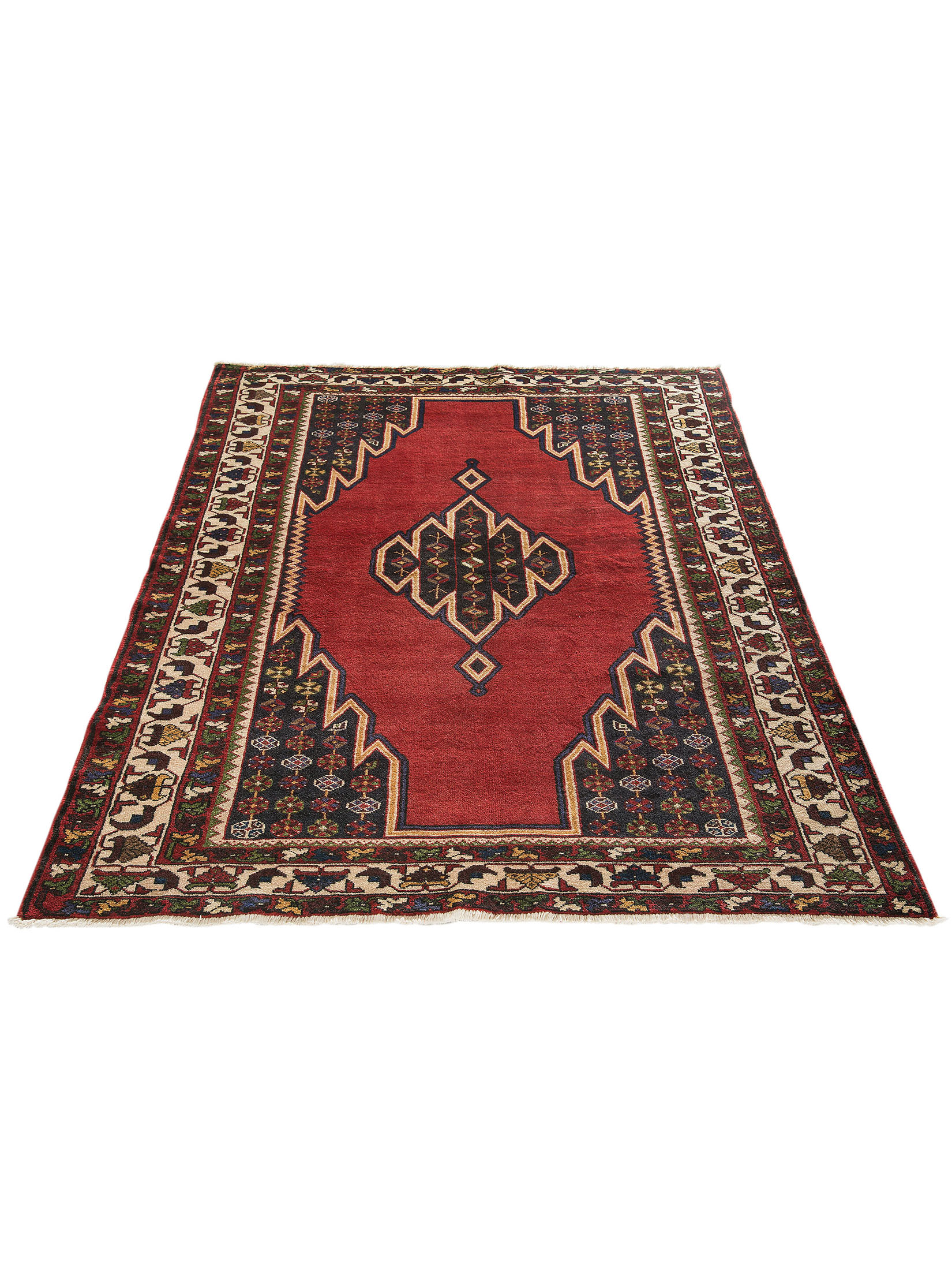 Mazlaghan Hamadan ca. 140 x 205 cm, Unikat / Einzelstück