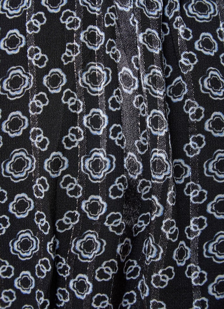 Maje Mini dress with cut-out detail and lurex