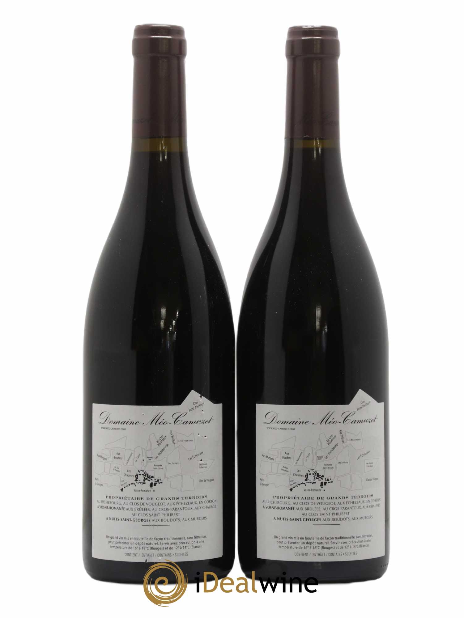 Nuits Saint-Georges 1er Cru Aux Murgers Méo-Camuzet (Domaine)  2013 - Lot de 2 Bouteilles