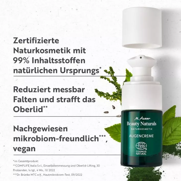 BEAUTY NATURALS Naturkosmetik Augencreme