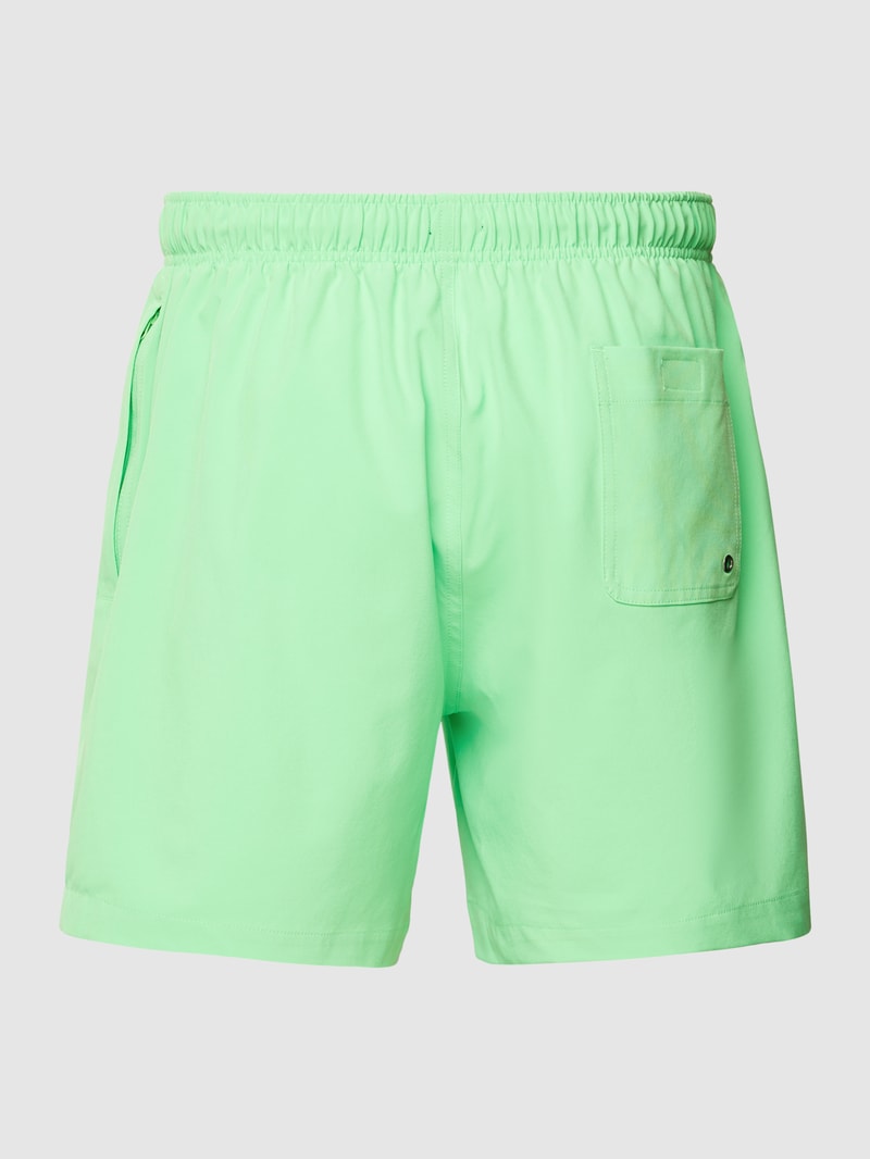 Badehose mit Reißverschlusstasche in hellgrün