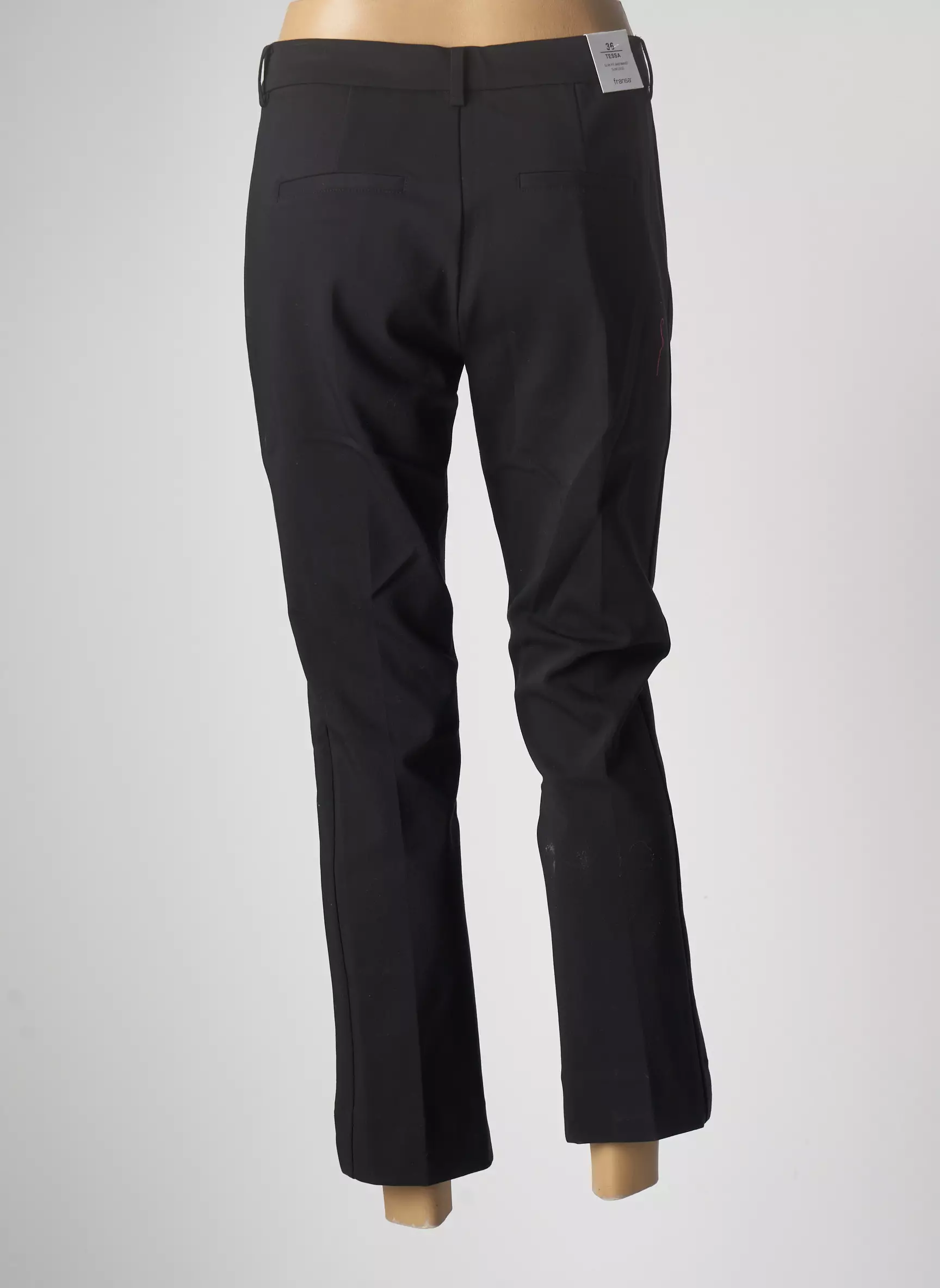 Fransa Pantalon7 8 Femme couleur noir