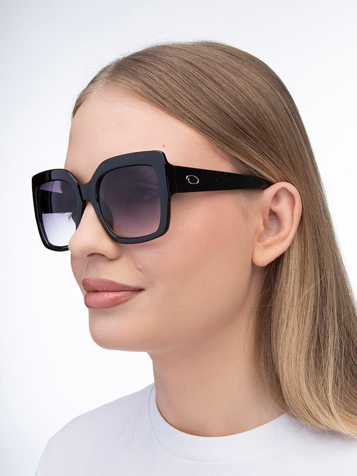 Oscar de la Renta Damen-Sonnenbrille in Schwarz/ Lila günstig kaufen 53