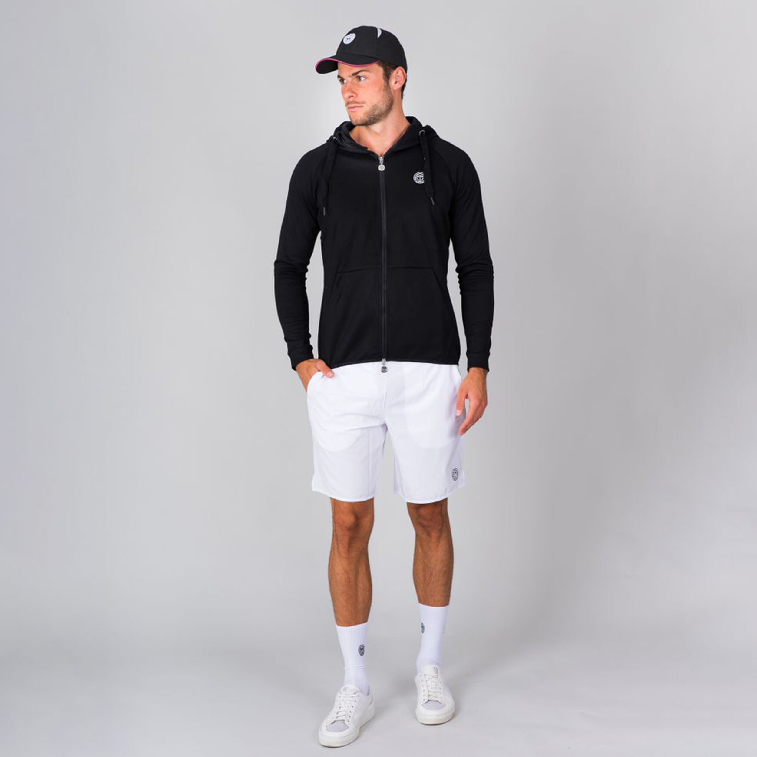 Jamol Tech Trainingsjacke Herren - Schwarz, Weiß