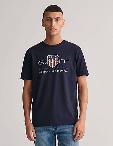 GANT Herren T-Shirt ARCHIVE SHIELD