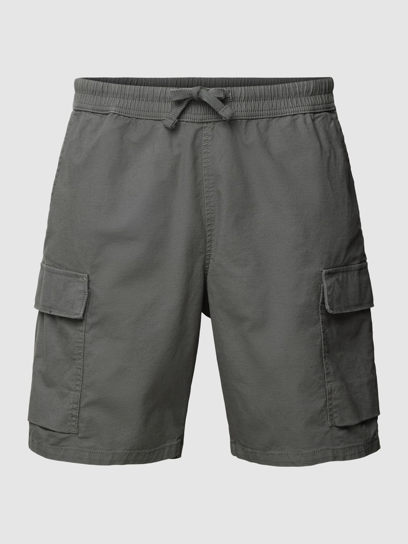 Cargoshorts mit Label-Detail Modell 'SURPLUS' in dunkelgrau