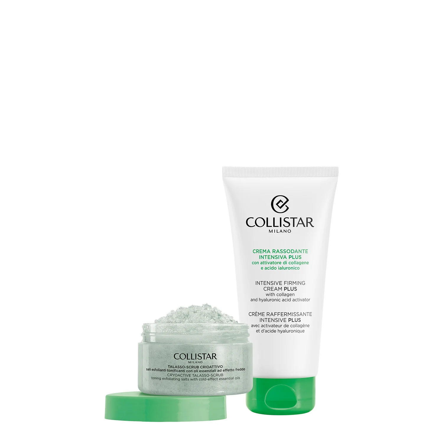 Body INTENSIVE FIRMING CREAM PLUS SET - Set za tijelo, krema za učvršćivanje tijela, piling