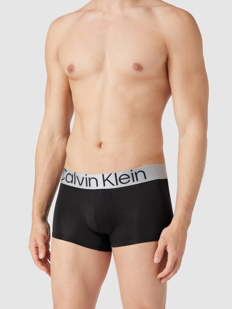 Trunks mit Logo-Bund im 3er-Pack in schwarz