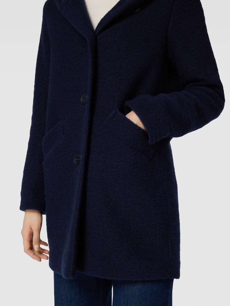 Jacke mit Knopfleiste in marineblau