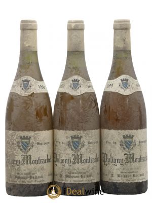 Puligny-Montrachet Domaine Buisson Battault 1989 - Lot de 3 Bouteilles