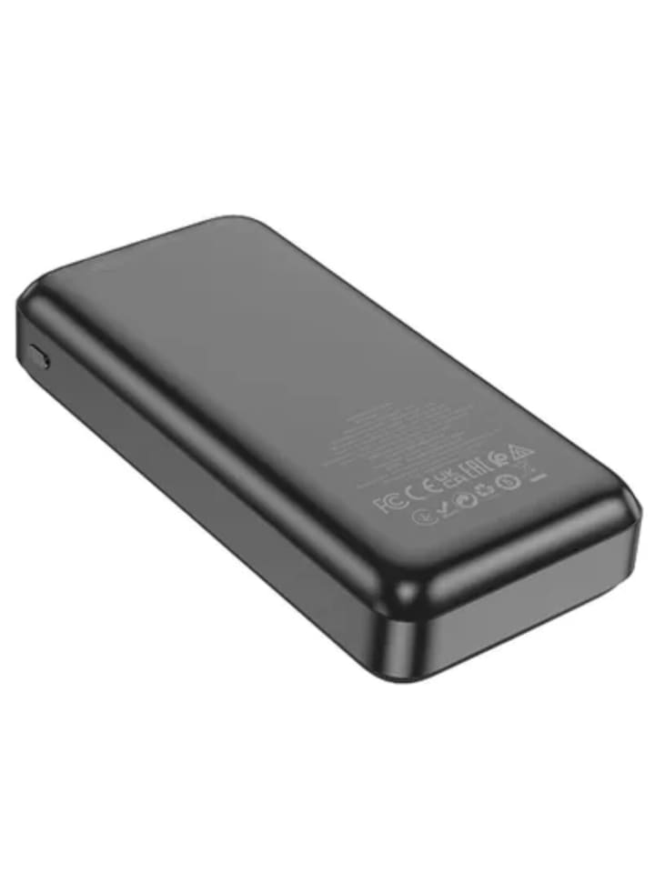HOCO Powerbank 20000 mAh PD QC 3A 22,5W mit LED-Digitalanzeige in Schwarz günstig kaufen 14 cm