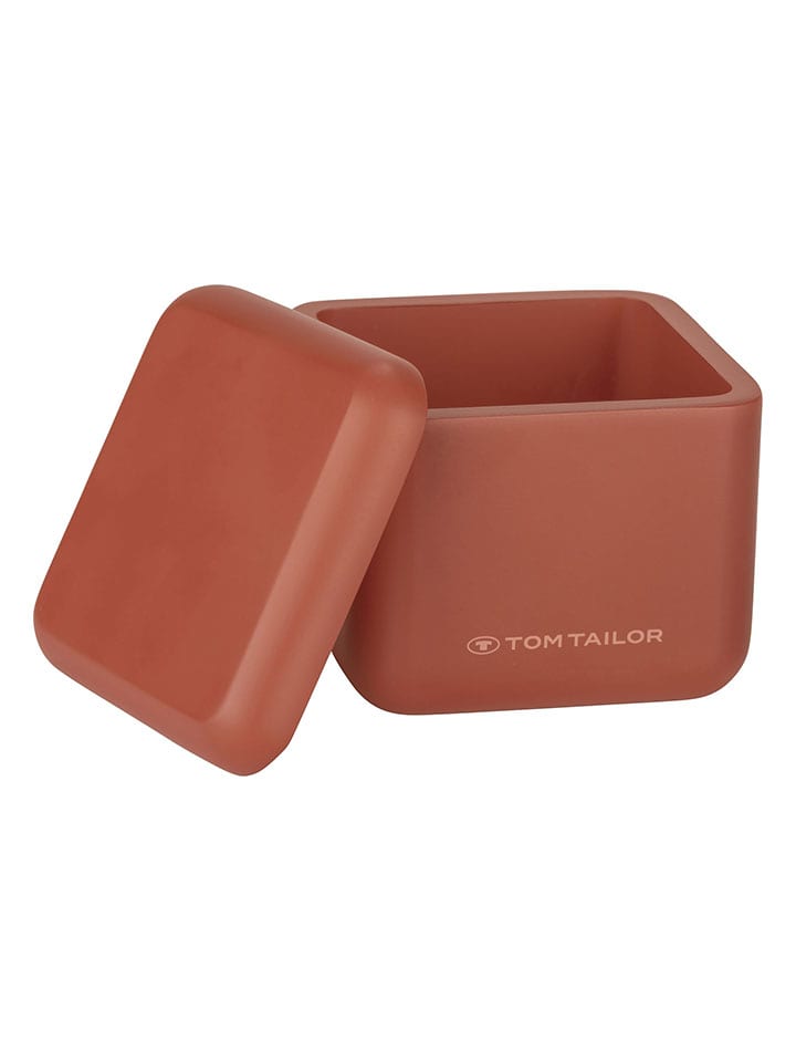Tom Tailor 2er-Set: Aufbewahrungsdosen in Rot - (B)8,5 x (H)7,7 x (T)8,5 cm günstig kaufen onesize