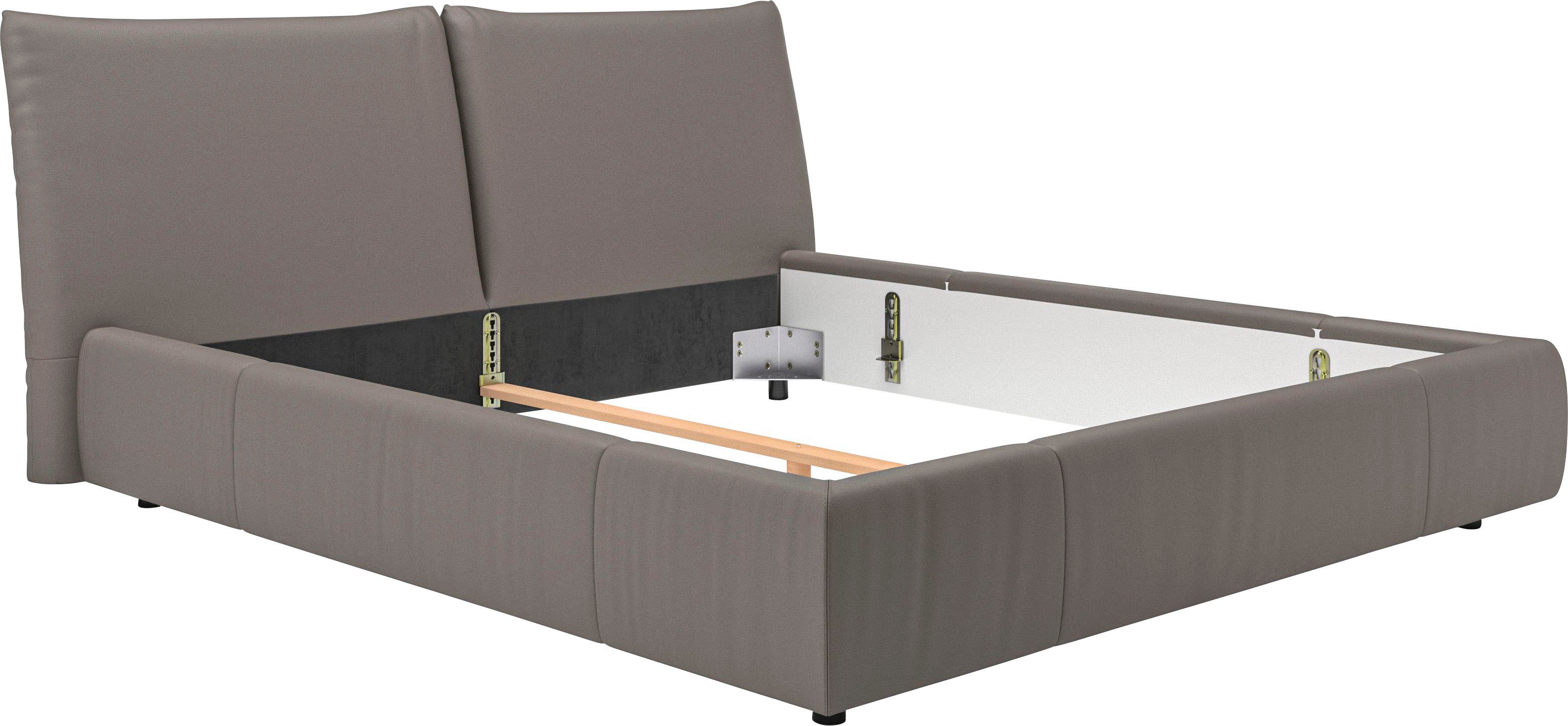 Places of Style Polsterbett Priora, auch in NaturLEDER, Cord, belastbar bis 280kg, auch Überlänge 220 cm