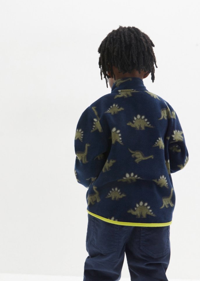 Jungen Fleecejacke mit Dinodruck